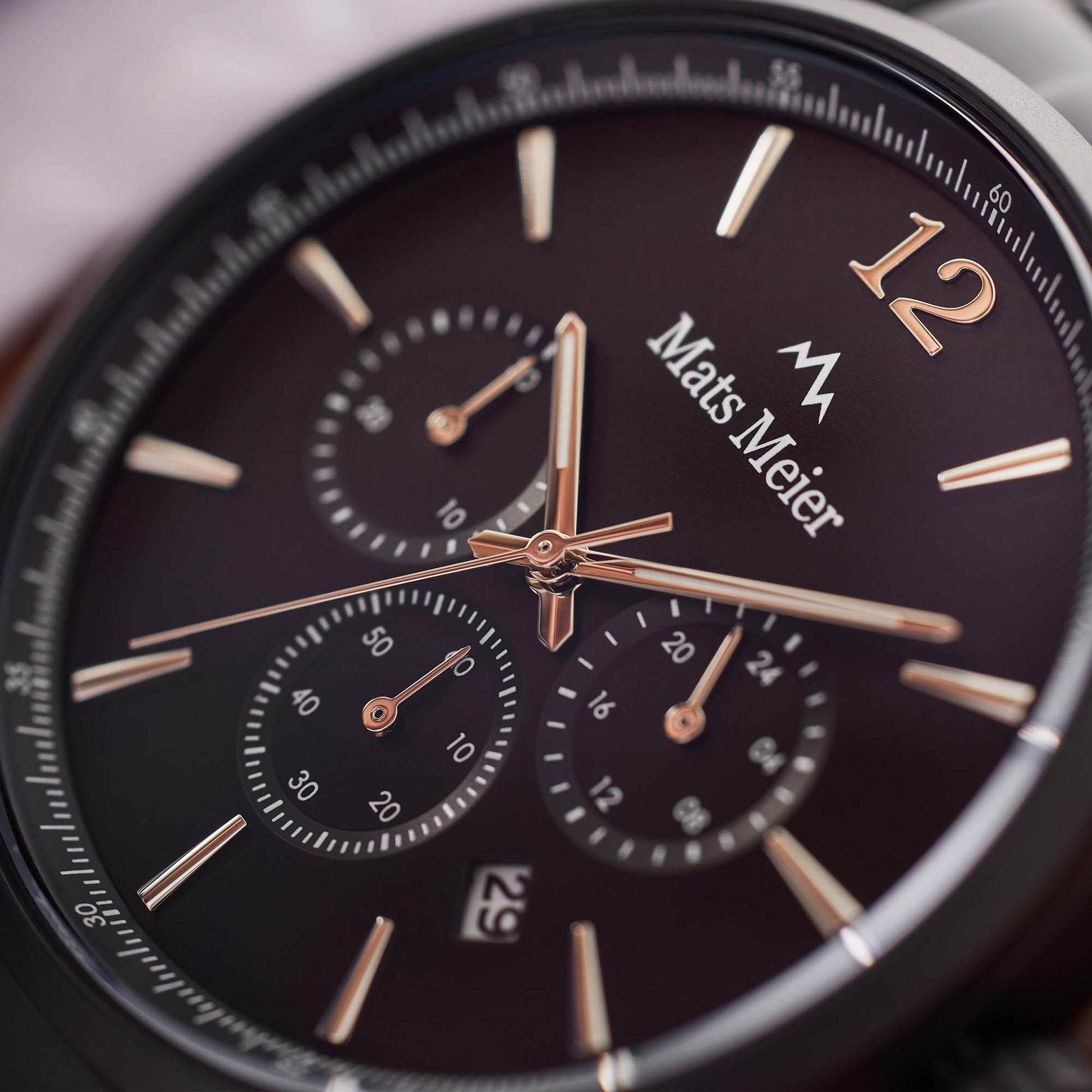 Mats Meier Grand Cornier Chrono Mat Black Watch MM00109