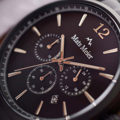 Mats Meier Grand Cornier Chrono Mat Black Watch MM00109