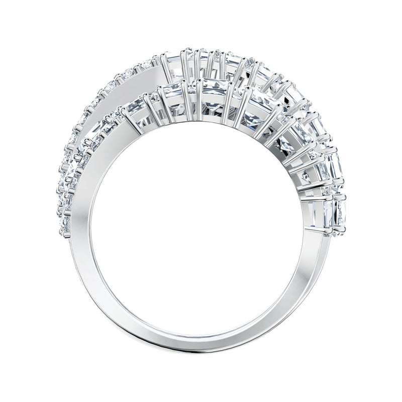 Swarovski Twist Silver Ring 5584650-zoom-