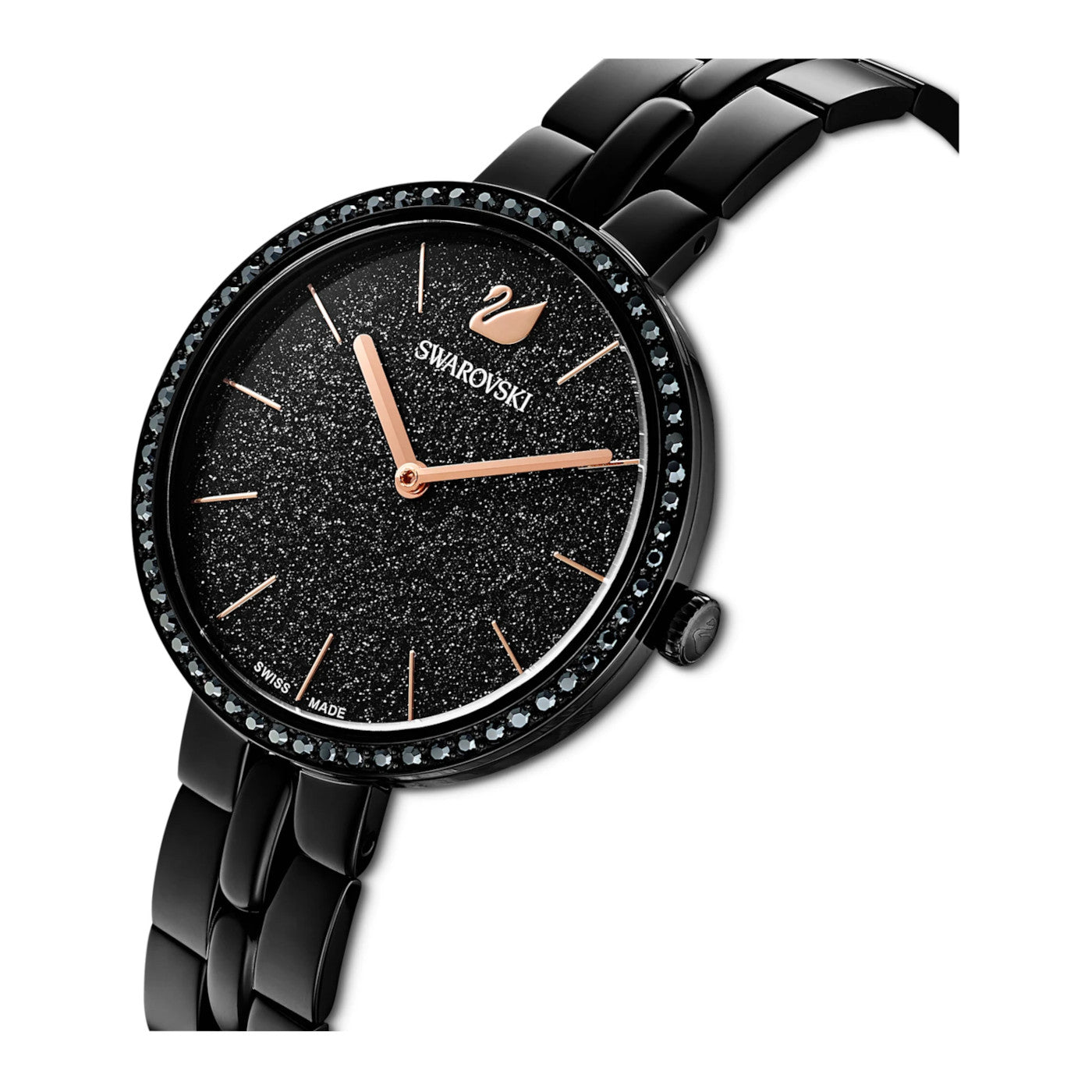 Swarovski Cosmopolitan Black Stainless steel Watch 5547646