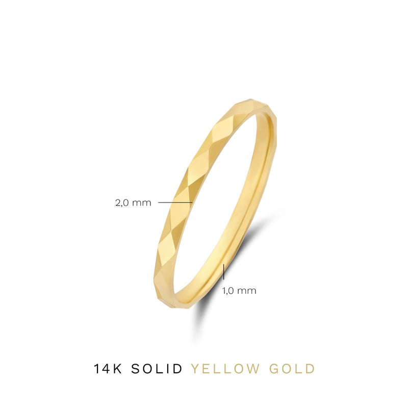 Isabel Bernard Rivoli Laura 14 Carat Gold Ring IB330066-60-zoom-