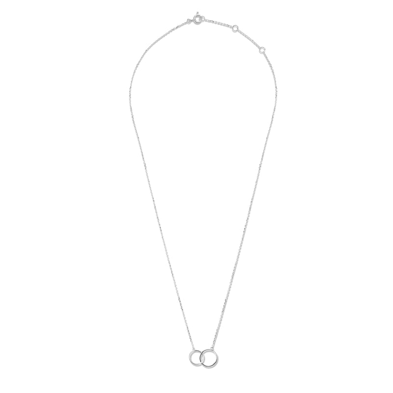 Isabel Bernard Saint Germain Loulou 14 Carat White Golden NecklacewithRingetjes IB340069-zoom-