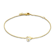 Isabel Bernard Belleville Luna 14 Carat Golden Bracelet IB320020 (Length: 16.00-18.00 cm)