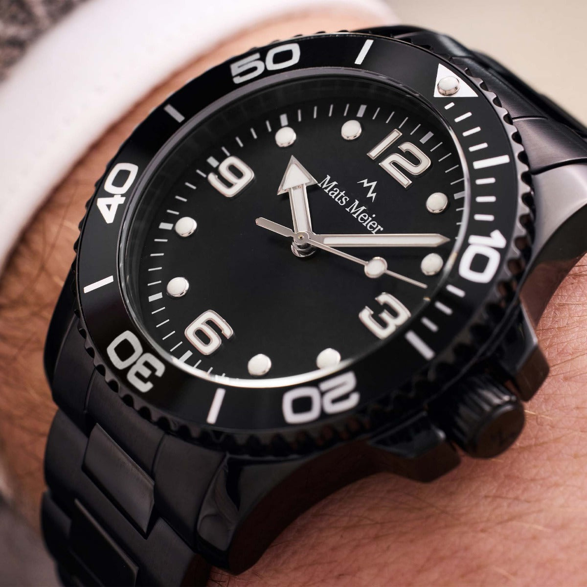 Mats Meier Ponte Dei Salti Men's Watch Black MM00523