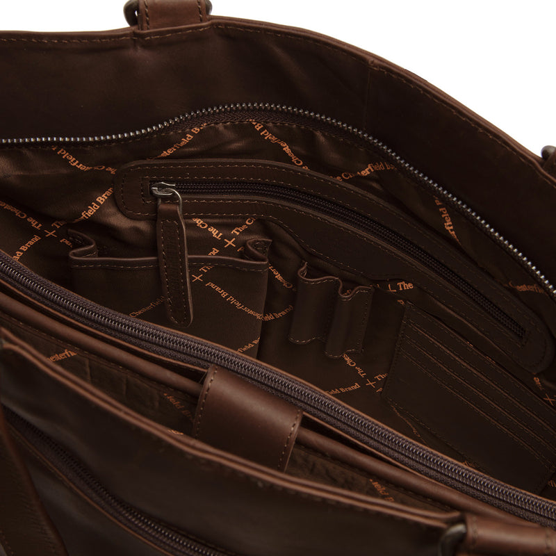 The Chesterfield Brand Berlin Brown Shopper C38.016001-zoom-