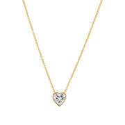 Sif Jakobs Amorino 18 karat gold plated Necklace SJ-N2492-CZ-YG