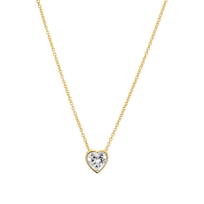 Sif Jakobs Amorino 18 karat gold plated Necklace SJ-N2492-CZ-YG-zoom-