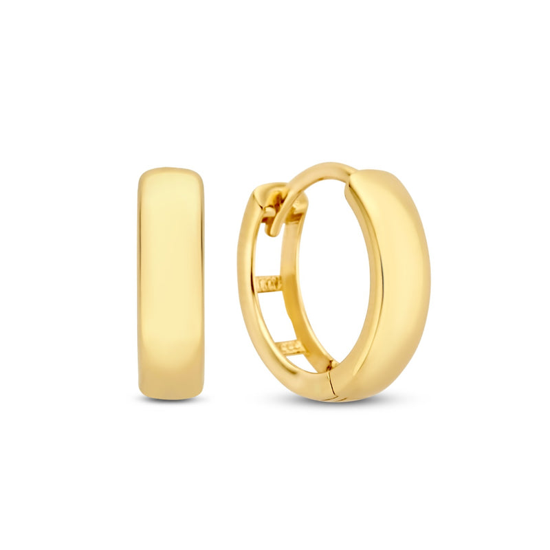 Isabel Bernard Rivoli Morgane 14 Carat Golden Hoop Earrings IB360141-zoom-