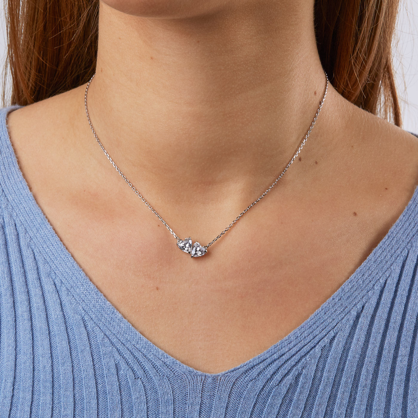 Swarovski Attract Silver Metal Necklace 5517117