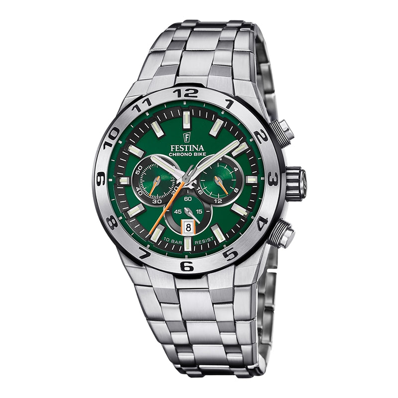 Festina Chrono Bike Silver Watch F20670/2-zoom-