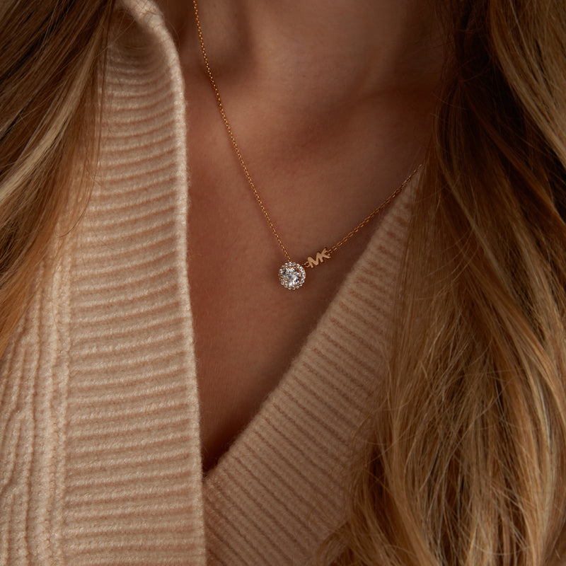 Michael Kors Premium Rose gold Necklace MKC1208AN791-zoom-