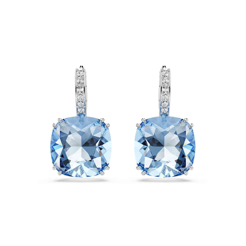 Swarovski Millenia Silver-Tone Earrings with Blue Crystal 5756150-zoom-