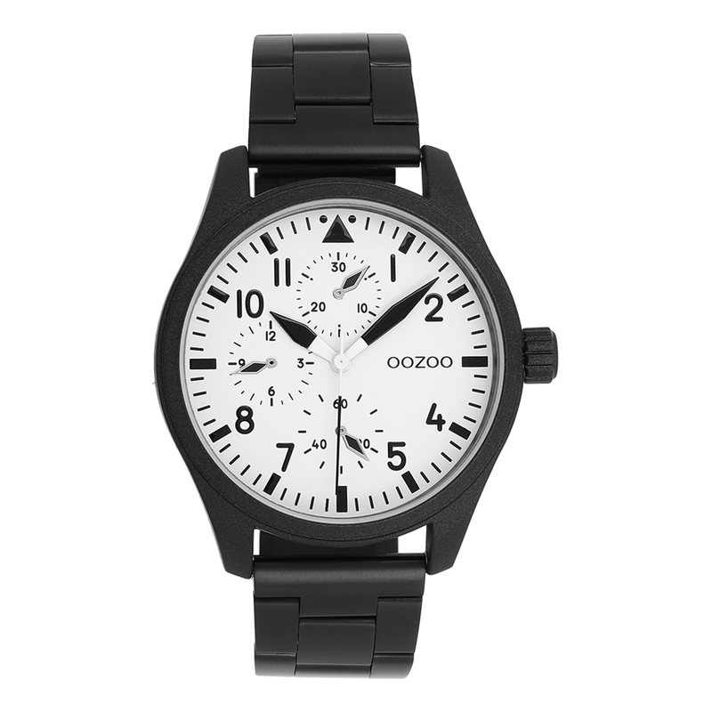 OOZOO Timepieces Black and White Men's Watch C11508-zoom-