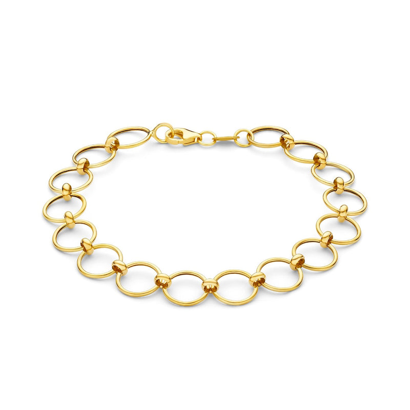 Beloro Jewels Della Spiga Alda 9 Karat Gold Bracelet BO320039-zoom-