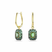 Swarovski Sublima Glam Gold-Tone Earrings with Green Crystal 5752890