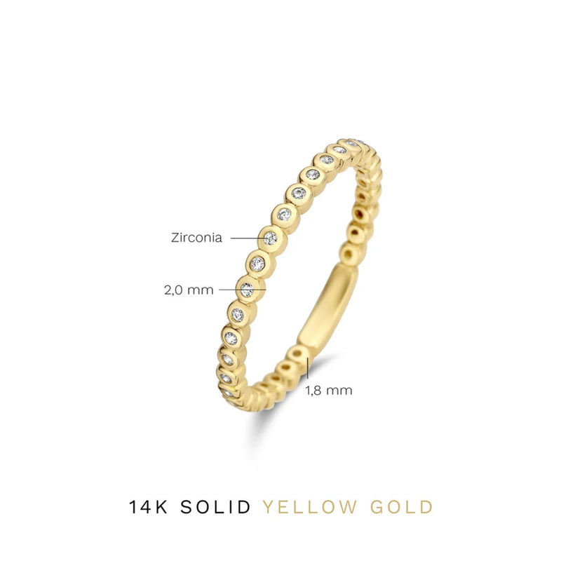 Isabel Bernard Rivoli Aélys 14 Carat Gold Ring IB330070-52 (size: 52)-zoom-