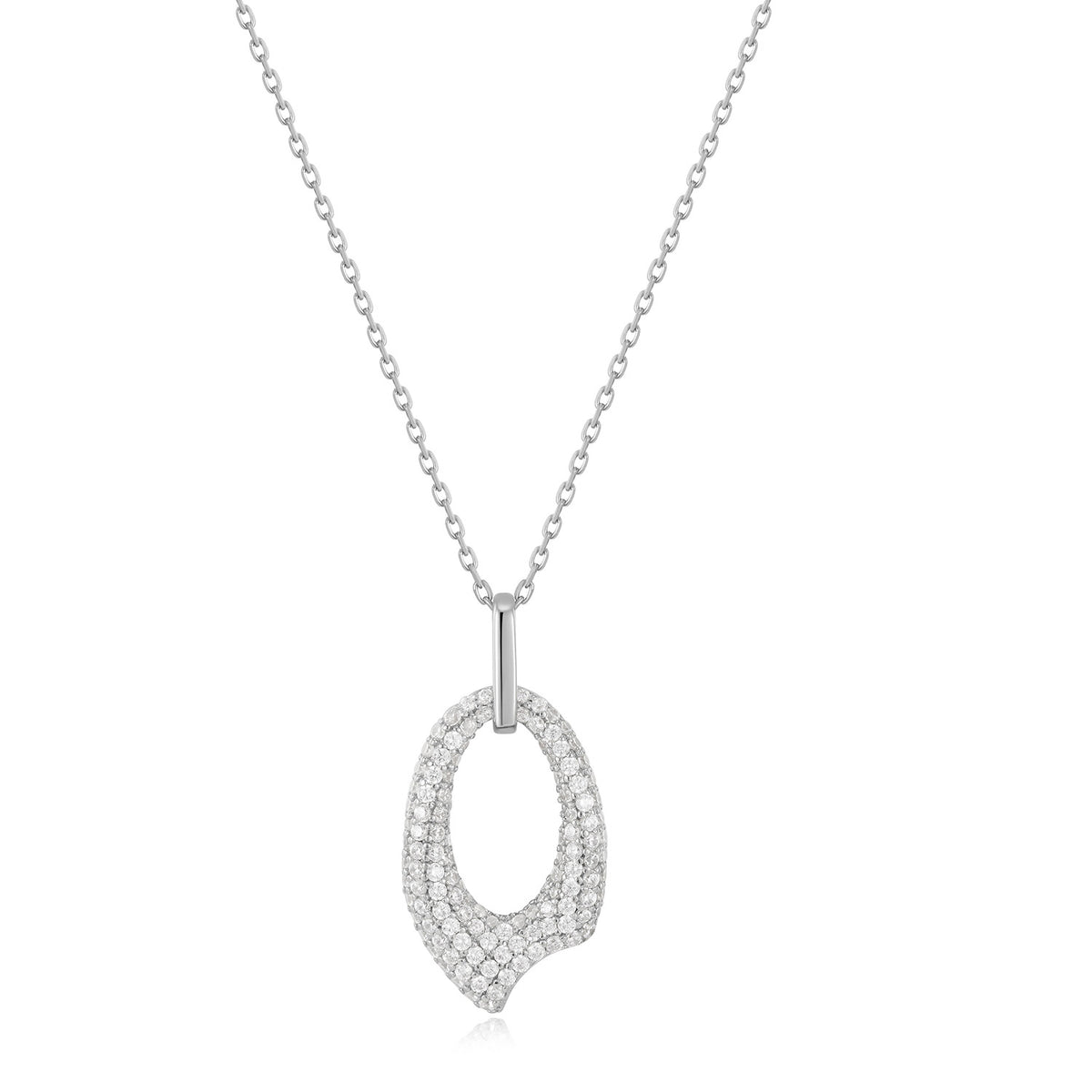 Ania Haie Tough Love 2 925 Sterling Silver Necklace 2002-AH-N051-02H