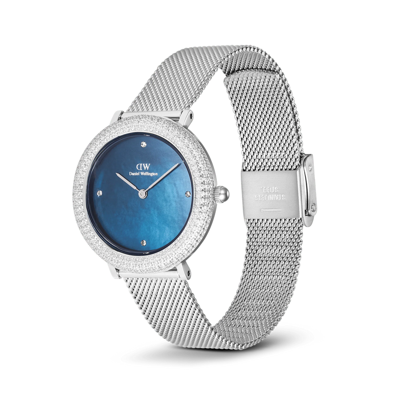 Daniel Wellington Crystalline Bezel Arctic Blu Mop Women's Watch DW00100825-zoom-
