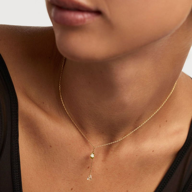 P D Paola Color 18 karat gold plated Necklace CO01-863-U-zoom-