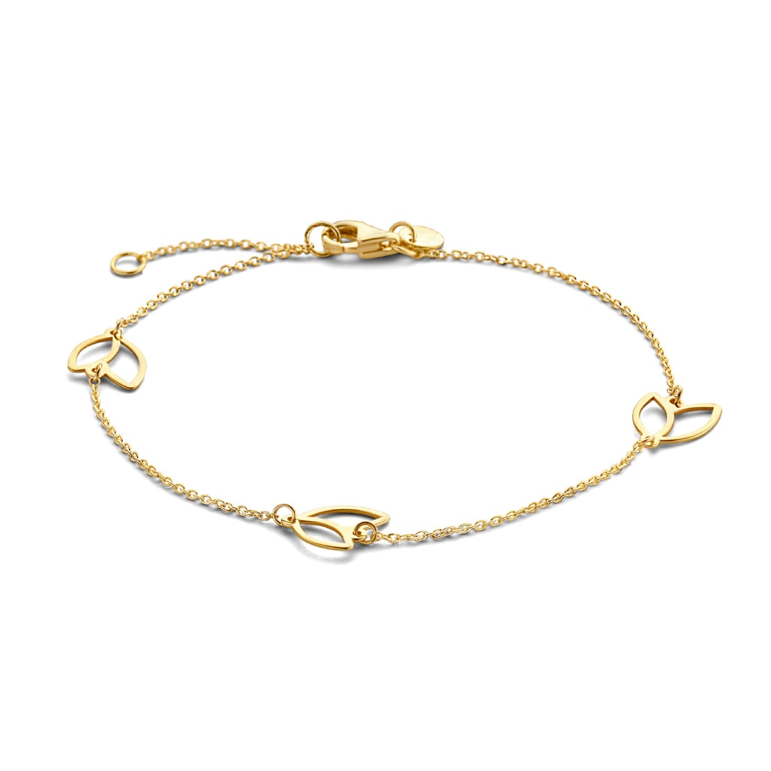 Isabel Bernard Cadeau d'Isabel 14 karat gold necklace and bracelet gift set IB90187