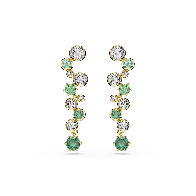 Swarovski Constella Gold Coloured Earrings 5732248-zoom-
