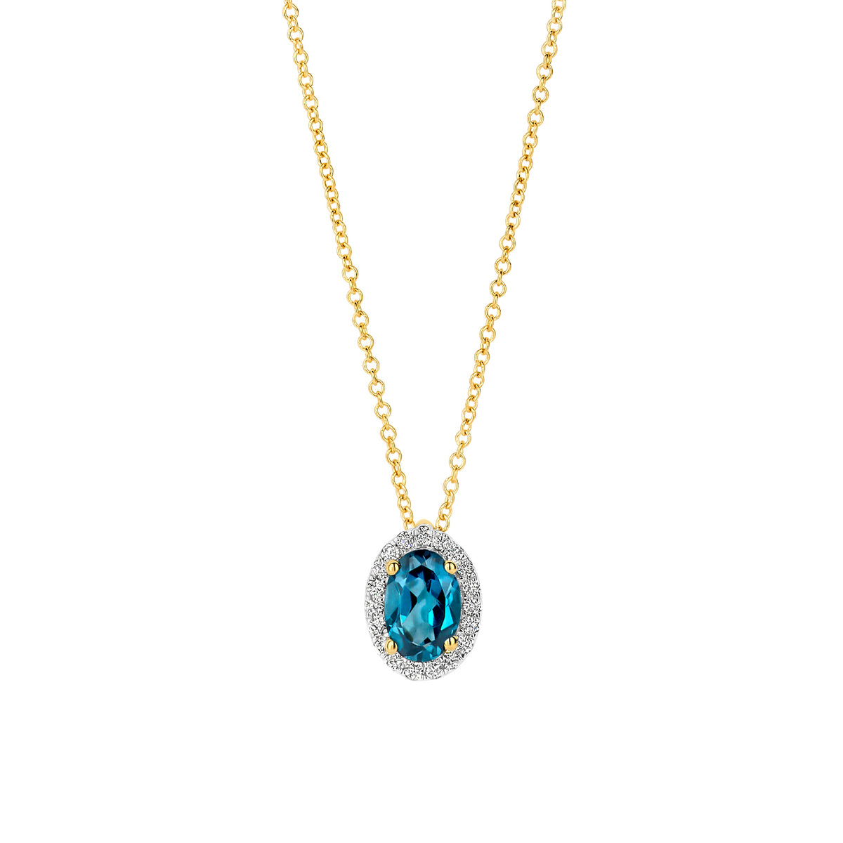 Blush Natural Diamonds 14 karat gold Necklace 3617YDL