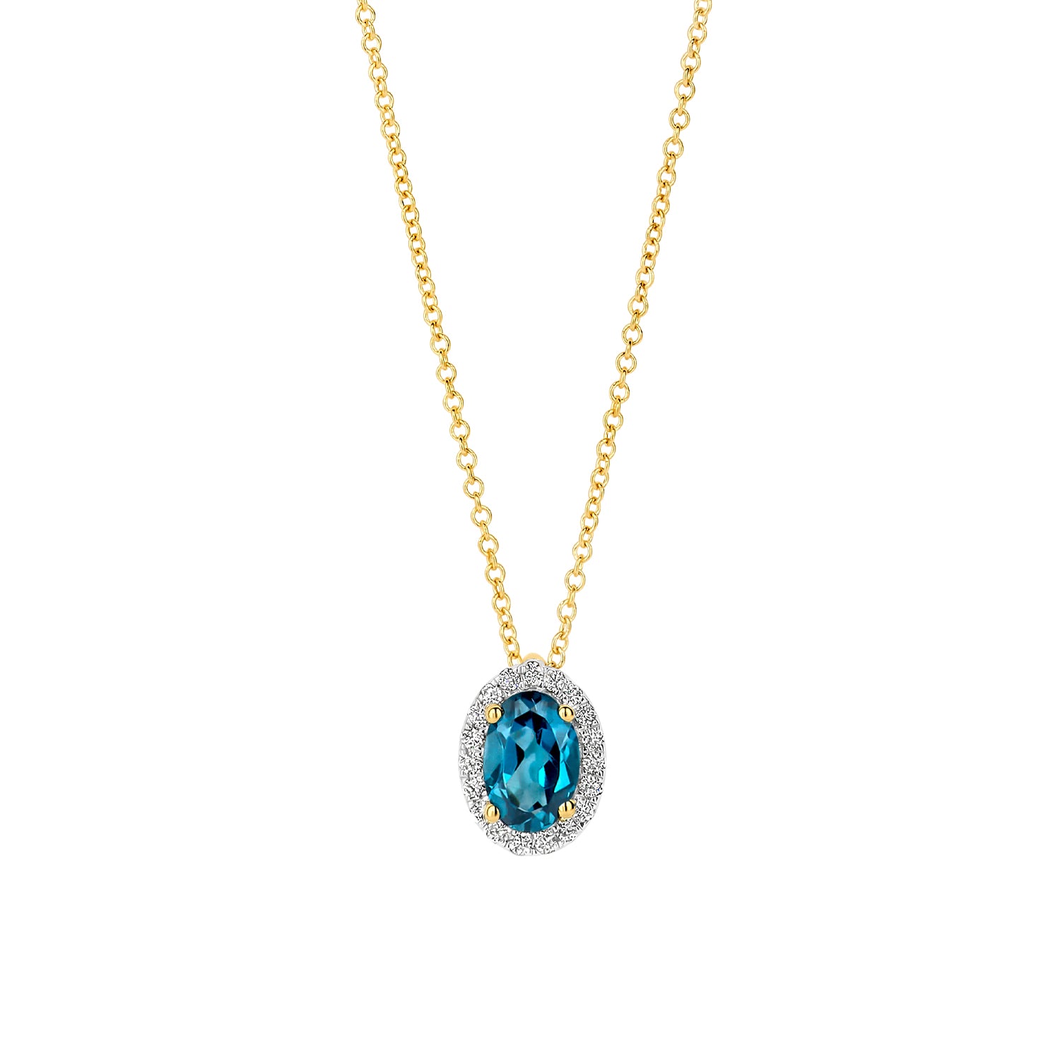 Blush Natural Diamonds 14 karat gold Necklace 3617YDL