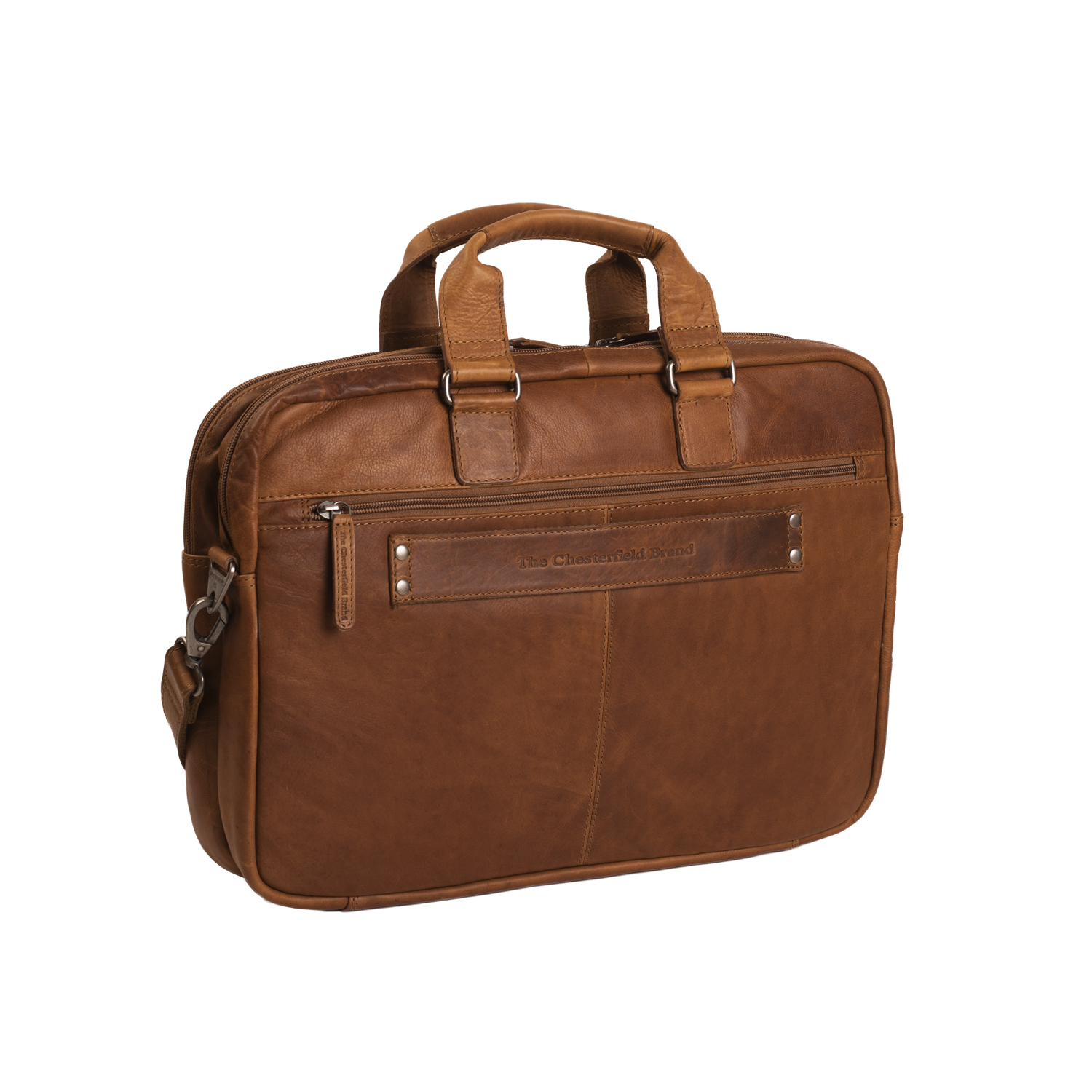 The Chesterfield Brand Cognac Briefcase C40.101031