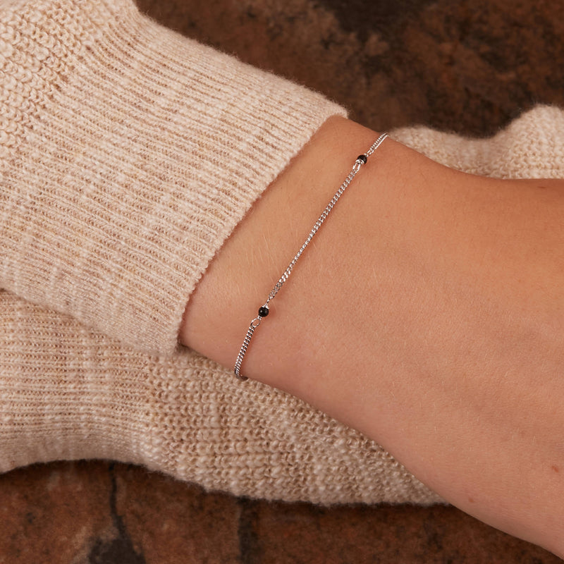 Karma Silver Bracelet 94124S-zoom-
