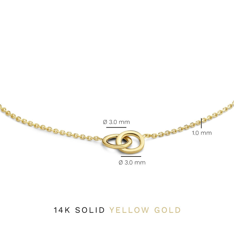Isabel Bernard 14 Carat Golden Le Marais Zoé Bracelet IB320104-zoom-