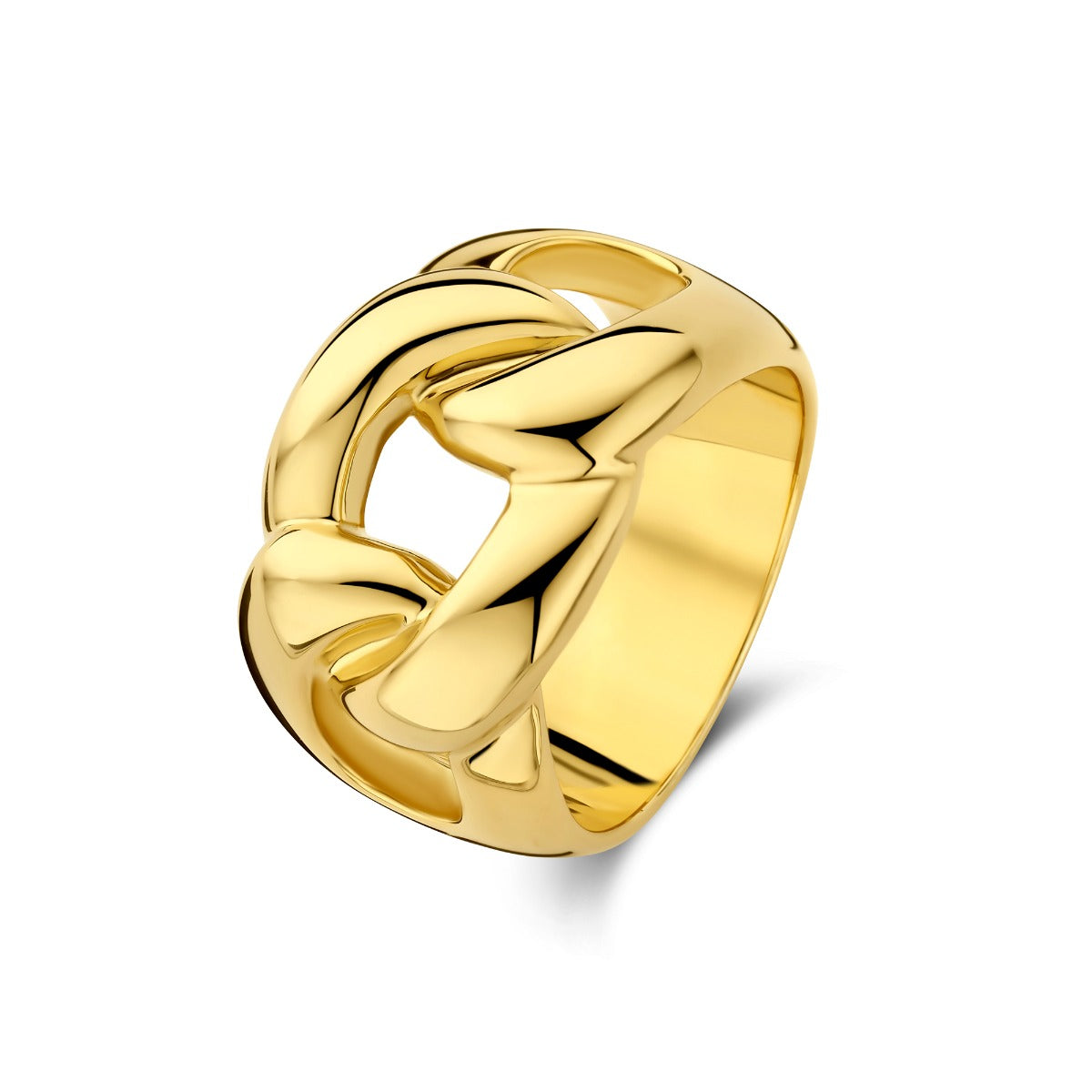 Parte Di Me Bibbiena Poppi Adriane 925 Sterling Silver Gold Plated Ring PDM33069-60