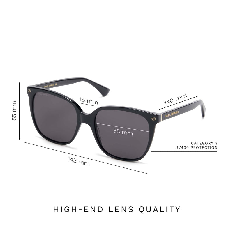 Isabel Bernard La Villette Raison Black Vierkante Sunglasses IB400007-01-01-zoom-
