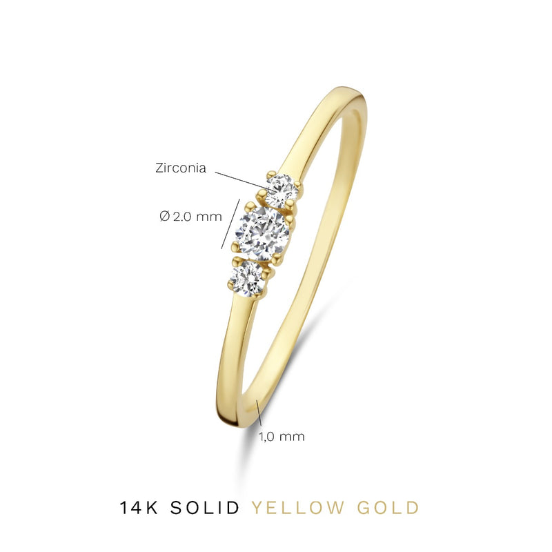 Isabel Bernard Rivoli Esmée 14 Carat Gold Ring IB330050-50-zoom-