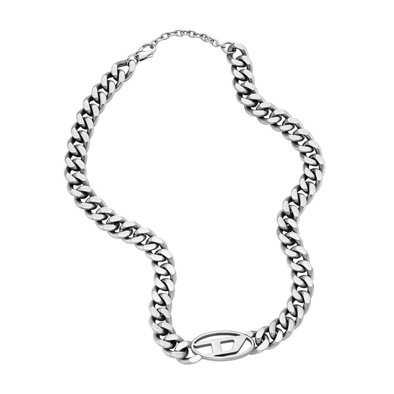 Diesel Steel Silver Necklace DX1433040-zoom-