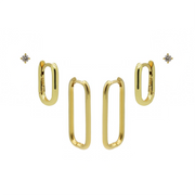 Karma 14 karat gold plated Earparty EPV06GP
