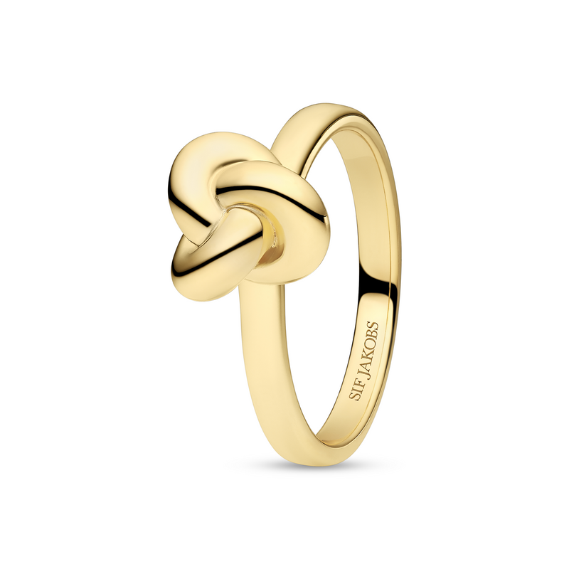 Sif Jakobs Imperia Pianura Piccolo Gold Plated Ring SJ-R10751-YG-52-zoom-