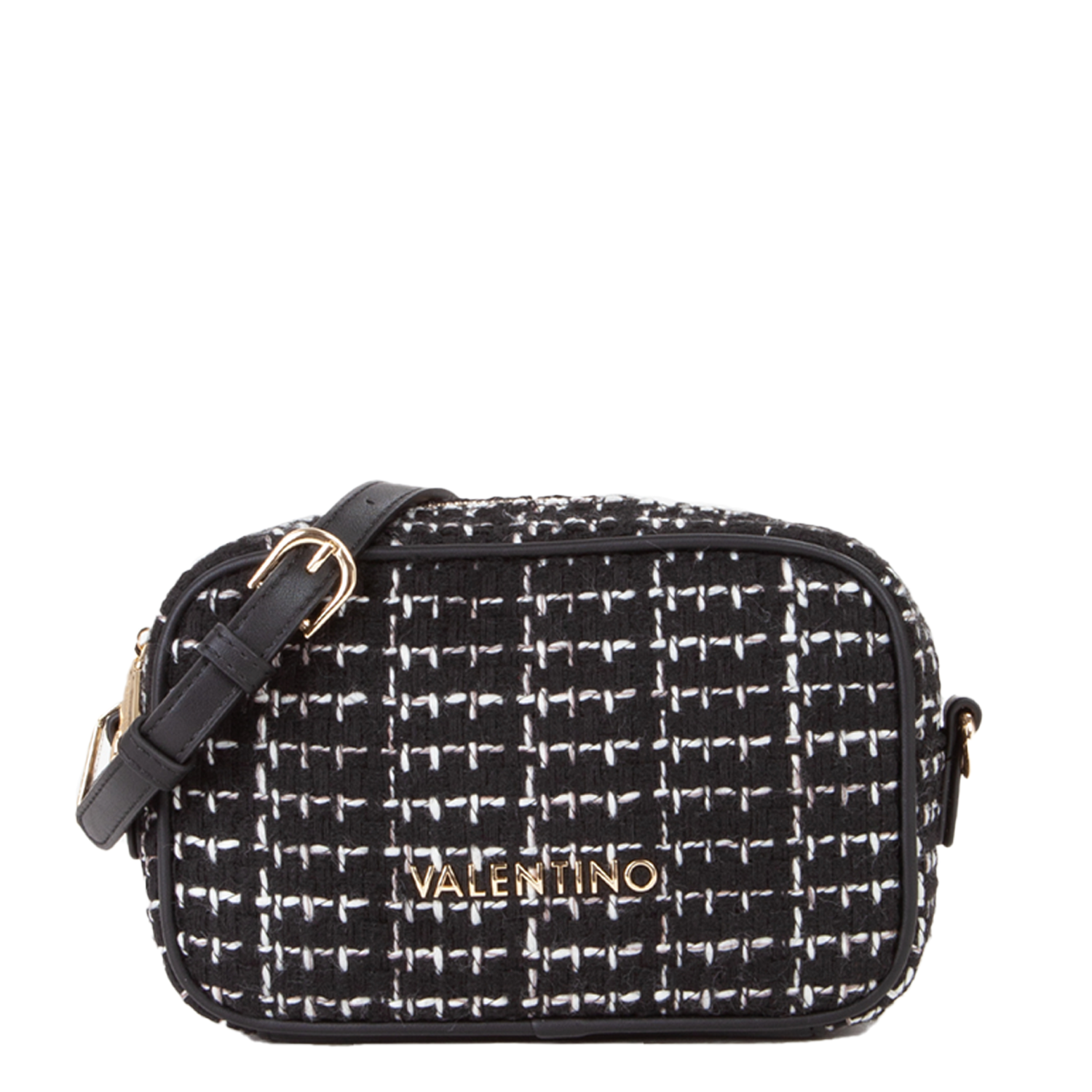 Valentino Bags Tweed Multi-coloured Crossbody bag VBS9JP51NERO/MULTI