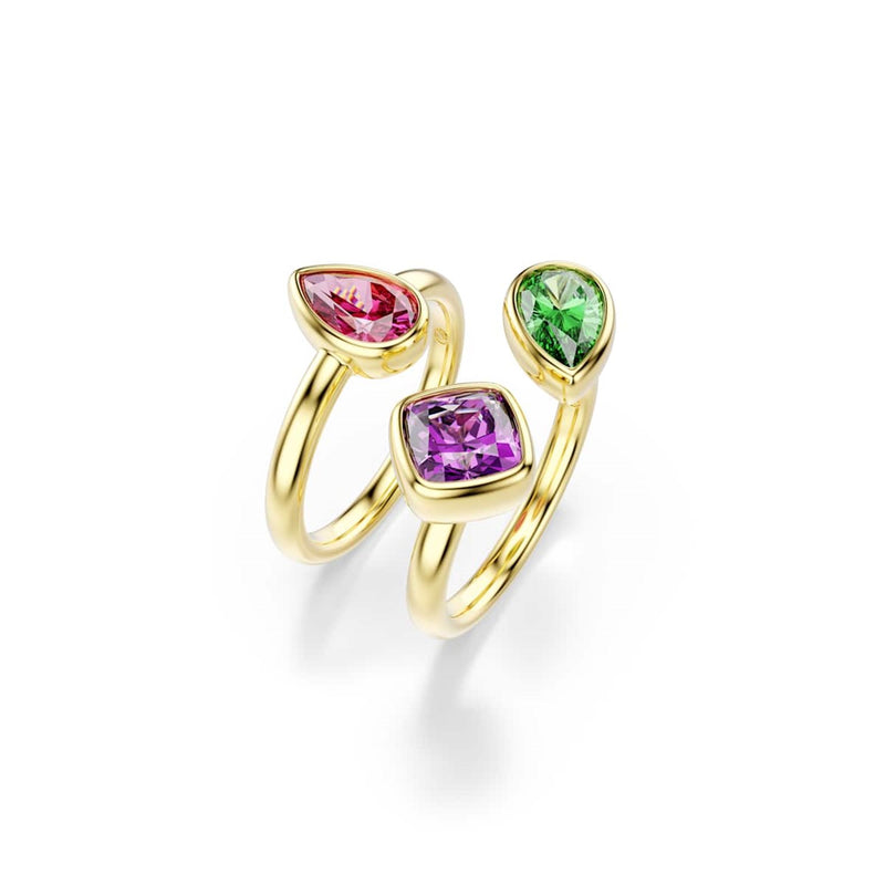 Swarovski Imber Organic Gold-Tone Stacking Ring 5753277-zoom-