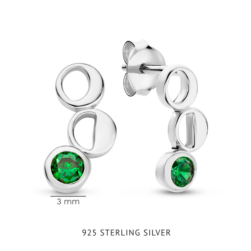 Violet Hamden Violet's Gift 925 Sterling Silver Bracelet and Ear Studs Giftset VH90061-zoom-