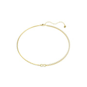 Swarovski Matrix Tennis Gold-Tone Necklace 5747717