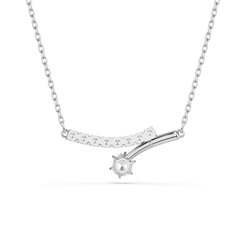 Swarovski Matrix Crash Silver-Tone Necklace 5753568-zoom-