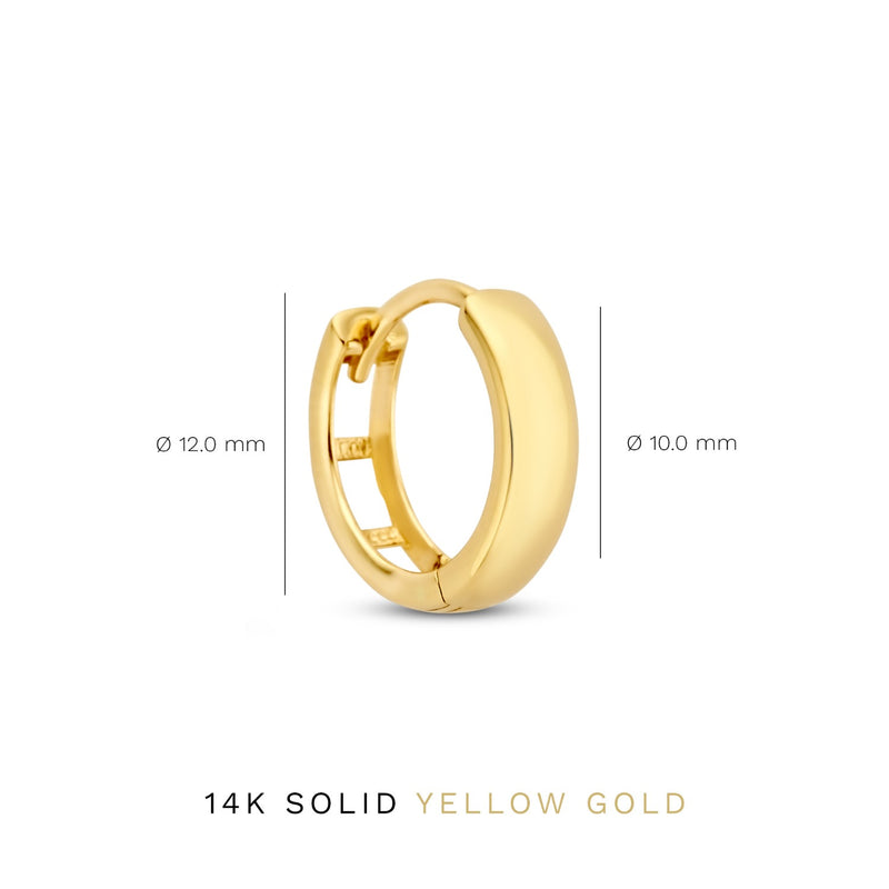 Isabel Bernard Cadeau d'Isabel 14 Carat Golden Earrings Set IB90147-zoom-