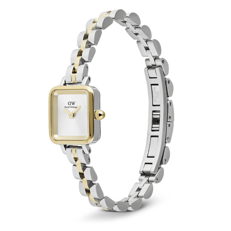 Daniel Wellington Quadro Mini Arch 3-Link Bicolor Women's Watch DW00100925-zoom-