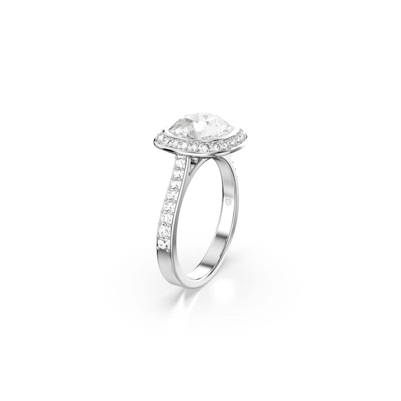 Swarovski Una Angelic Cushion Silver-Tone Ring 5758472-zoom-