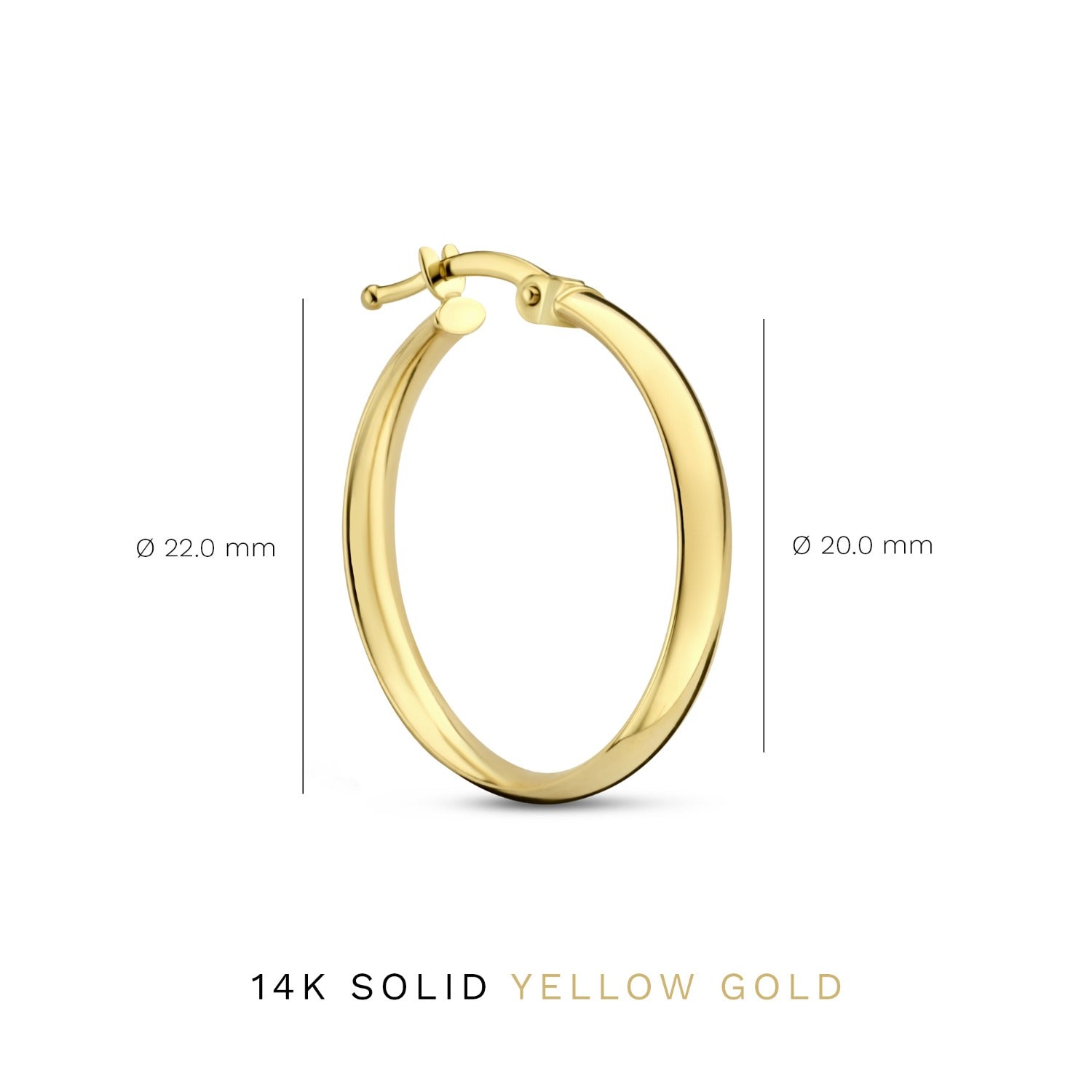 Isabel Bernard Cadeau d'Isabel 14 Carat Golden Earrings Set IB90149