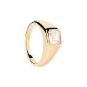 P D Paola The New Essentials 925 Sterling Silver Ring AN01-984-10with18K Gold Plating