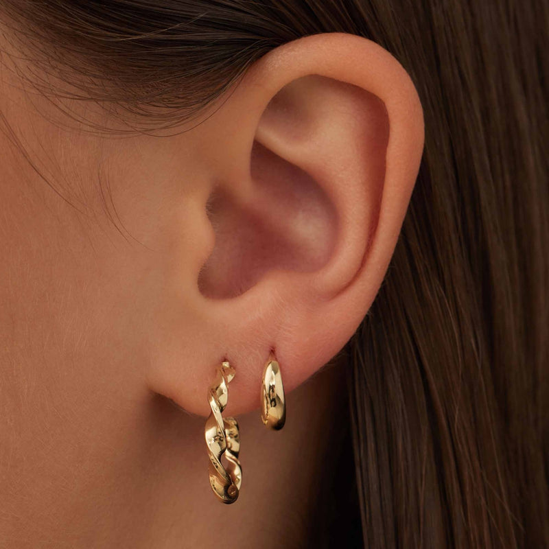 Isabel Bernard Cadeau d'Isabel 14 karat gold earring set IB90176-zoom-