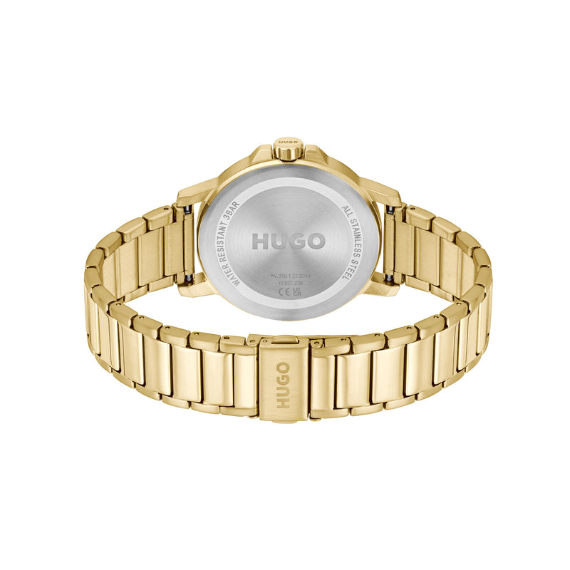 Hugo Boss #SMOOTH Gold Men's Watch HU1530420-zoom-