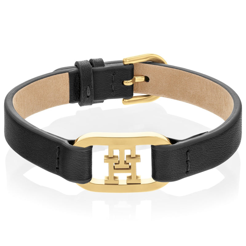 Tommy Hilfiger Jewels Black Leather Bracelet TJ2780830-zoom-