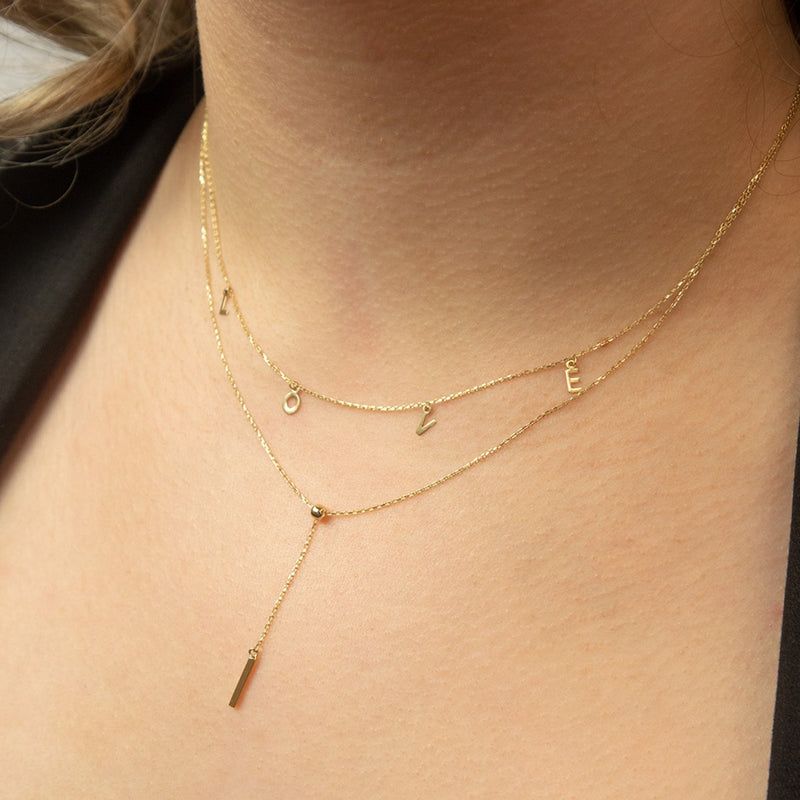 Jackie Gold 14 karat gold Necklace JKN23.305-zoom-